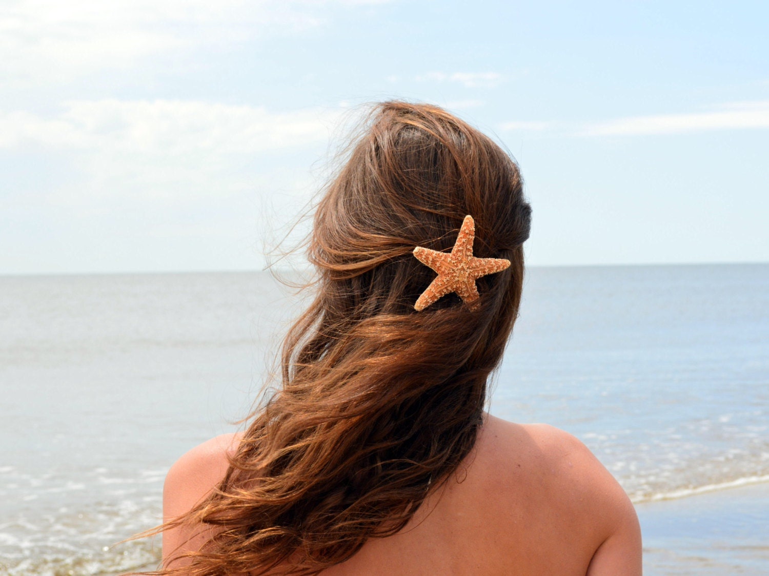 Sugar Starfish Hair Barrette - WashedAshoreFL