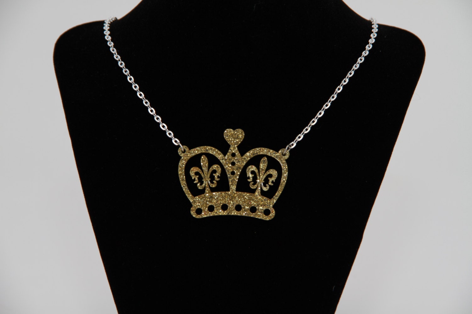 Sparkle Crown Necklace and Earring Set