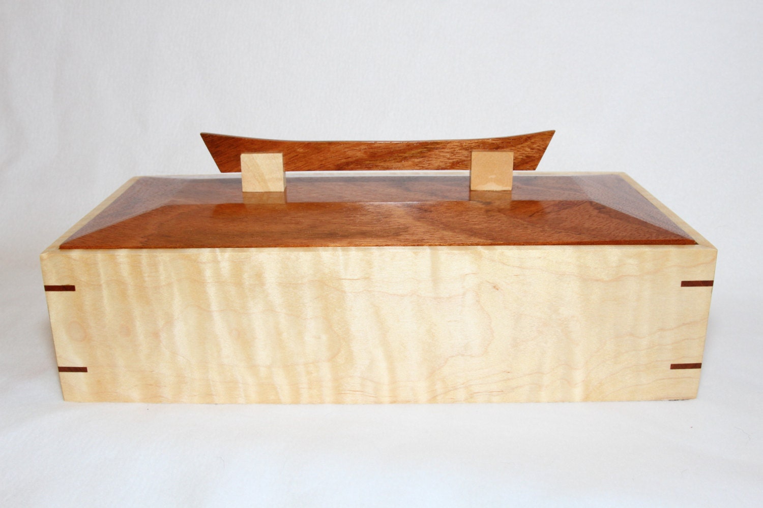 Tiger Maple and Jatoba Box