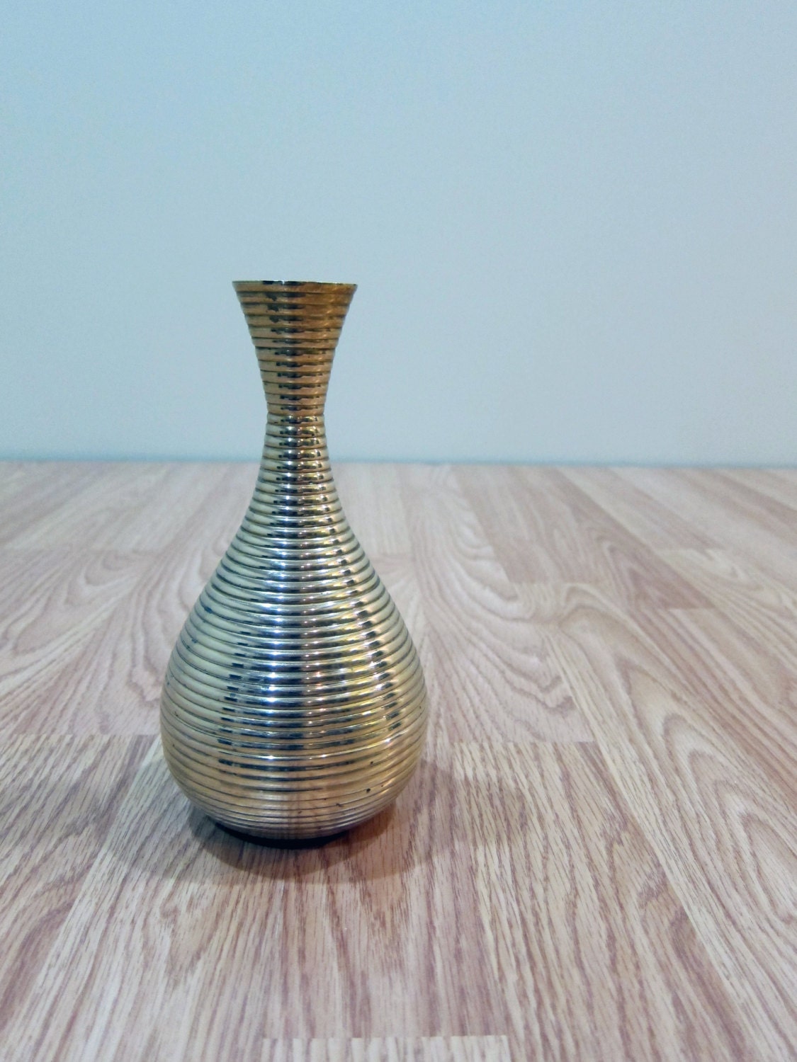 Small brass vase