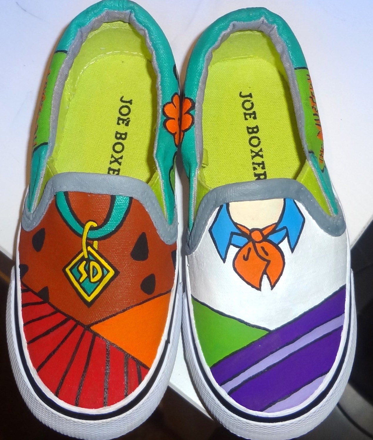 Children's Unisex Scooby Doo shoes by KatieLadyCrafts on Etsy