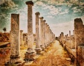 Ancient Road in Perge 8x10 Fine Art Print Home Decor Wall Art Travel Photography Turkey Ancient City