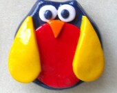 Owl Magnet Handmade Polymer Clay Kitchen Fridge Decoration Home Decor Office Decor (1)