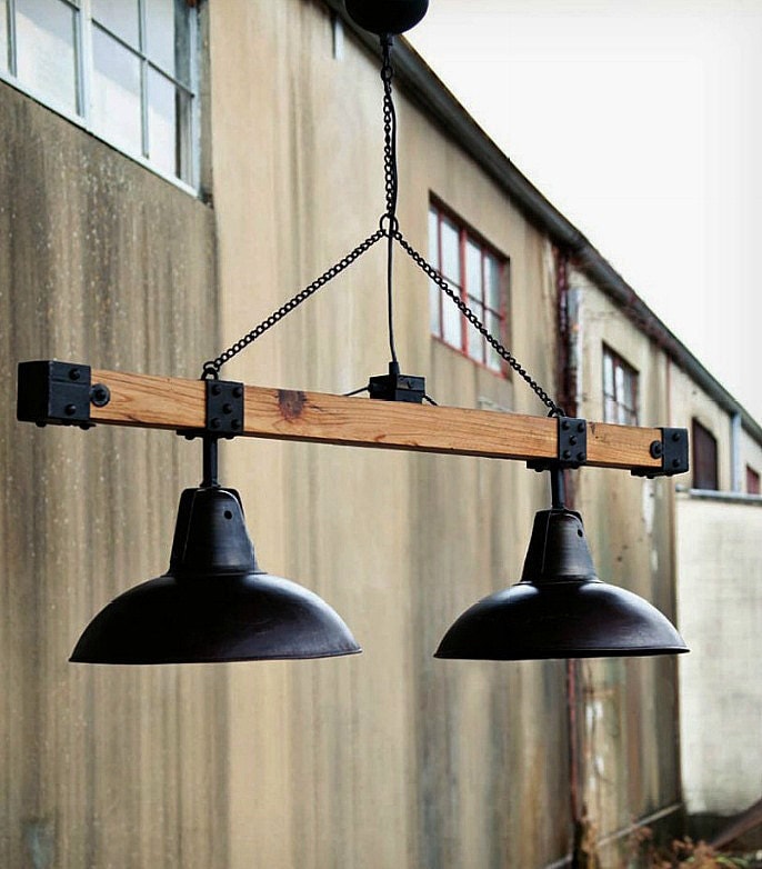 Industrial Style Warehouse Light Beam - TheCamdenStreet