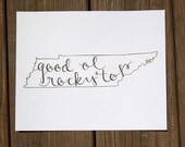 Tennessee: Rocky Top Print