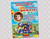 Mickey Mouse Clubhouse Birthday Invitation-  Digital File