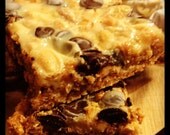 Epic Sweet and Salty Blondie Dessert Bar, Bag of 4, Pretzels, Caramel, and Chocolate