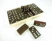 Vintage Set of Halsam World-Wide Double Six Dominoes