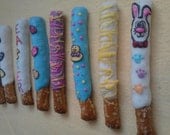 Easter Chocolate Covered Pretzels