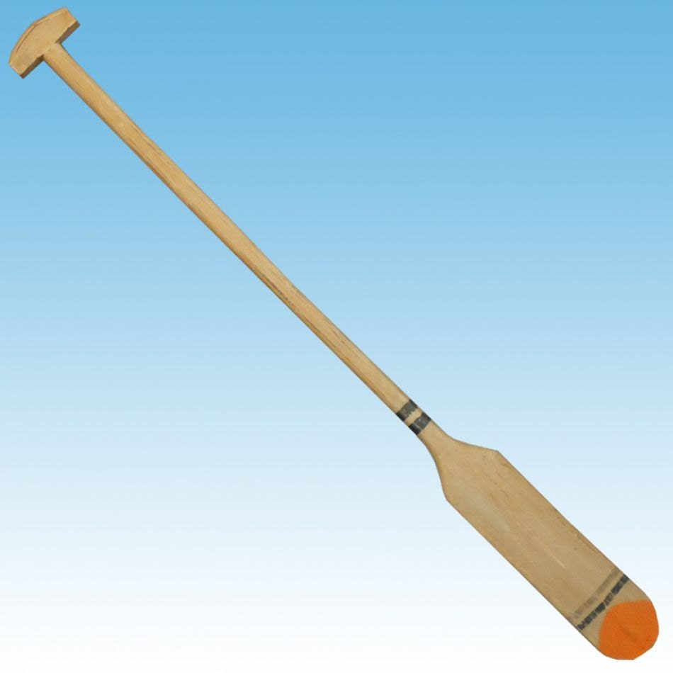 Wooden Orange Boat Paddle 60" Wood Boat Paddles / Decorative Paddle / Nautical Wall Decor / Beach Home Decoration