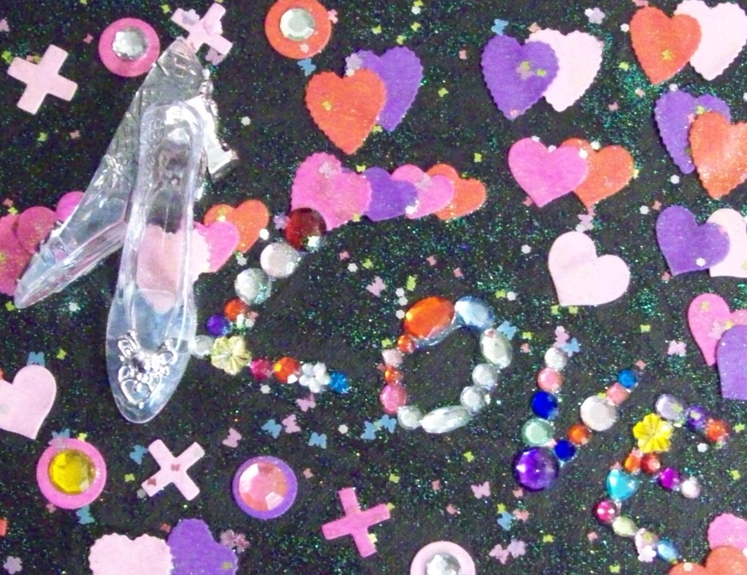 9 x 12 inch Mixed Media Wedding Gift "I Danced All Night" Assemblage on Canvas Board