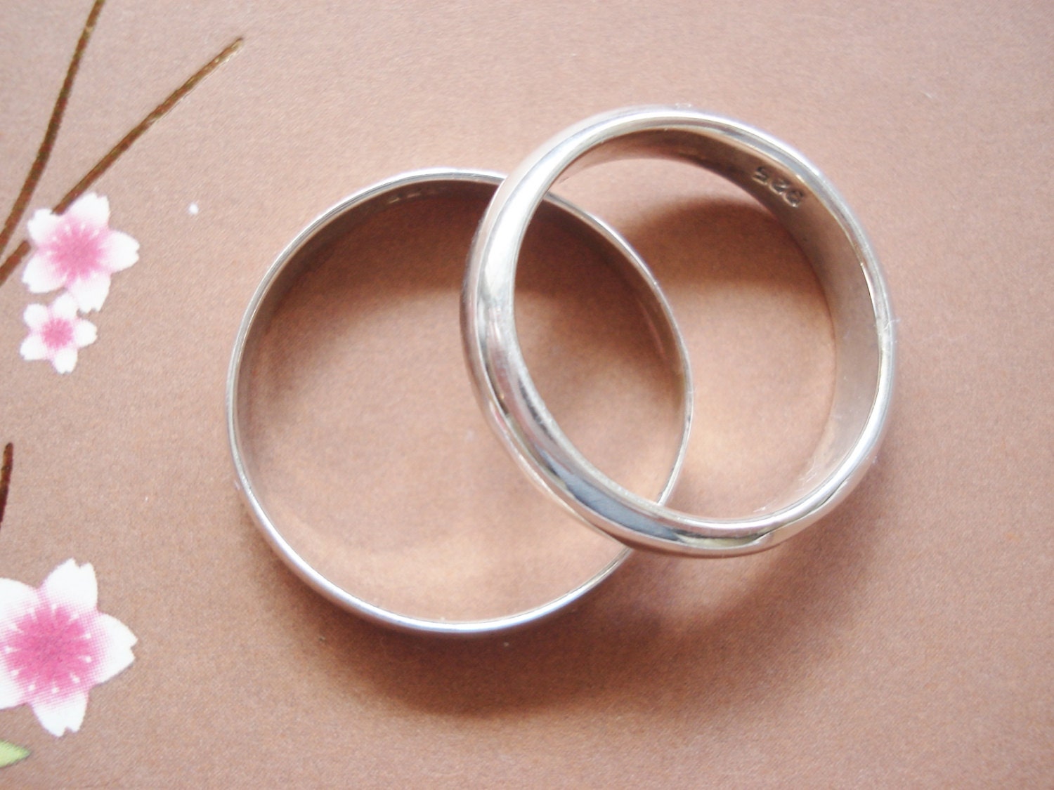 Engrave any message in Sterling Sliver .925  6mm band, best friends, love forever,  couple ring engagement, wedding rings