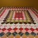 Vintage large Traditional Handmade Multi-Pattern Patch Quilt (Full-Queen)