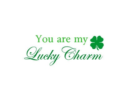 You are my Lucky Charm - For a Boyfriend, husband, girlfriend, wife, or friend - panicattackshop
