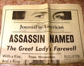 New York Journal American November 23, 1963, JFK Assassination