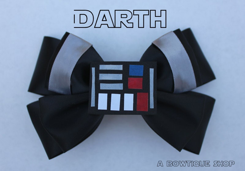 darth hair bow
