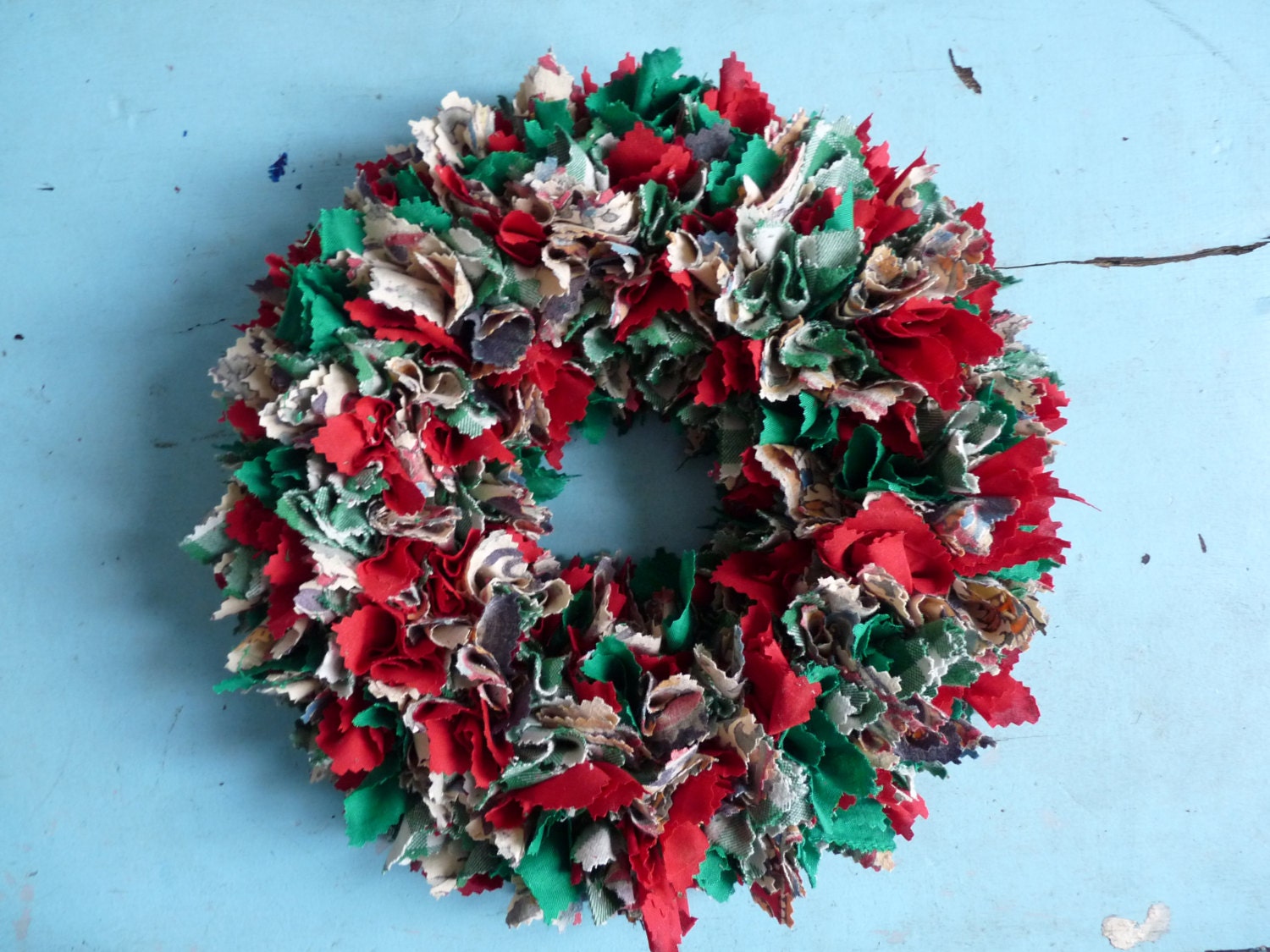Christmas Rag wreath