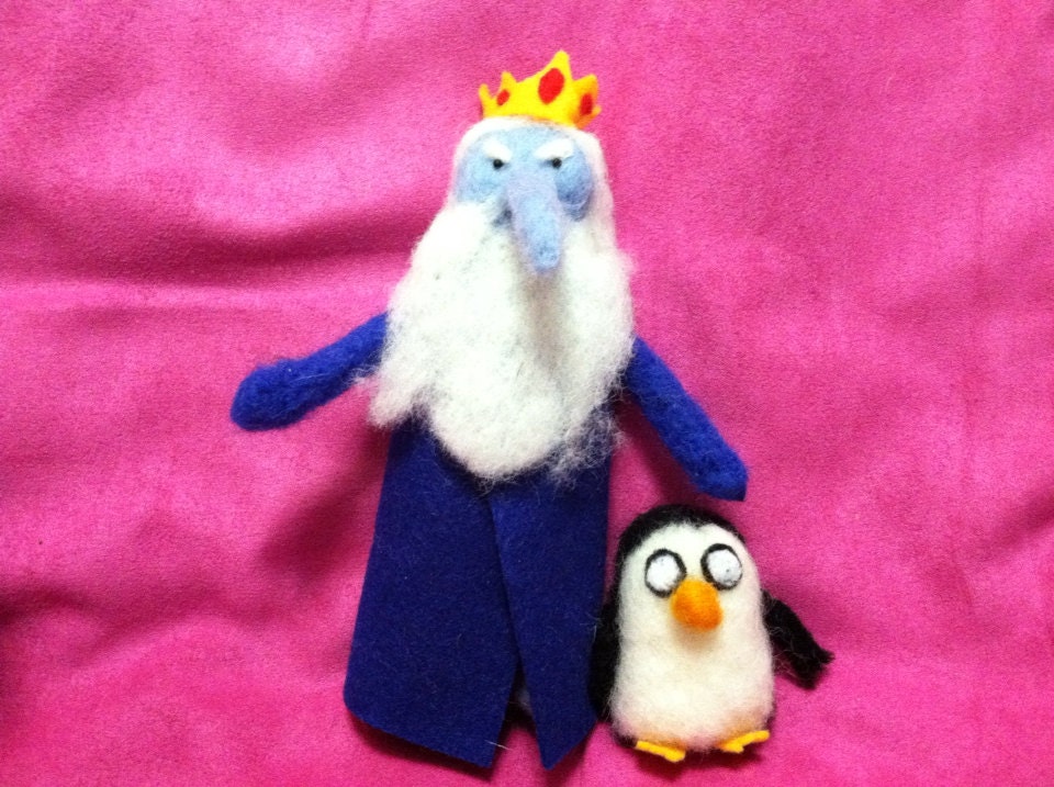 Adventure Time- Ice King and Gunter