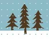 Ten Pack of Let it Snow Christmas Cards