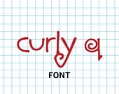 Curly Q Font