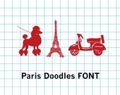 Paris Doodles Font