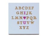 I Heart U, wall hanging, carved wood sign, home decor.