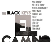 El Camino - The Black Keys / Album Cover Art LP Poster