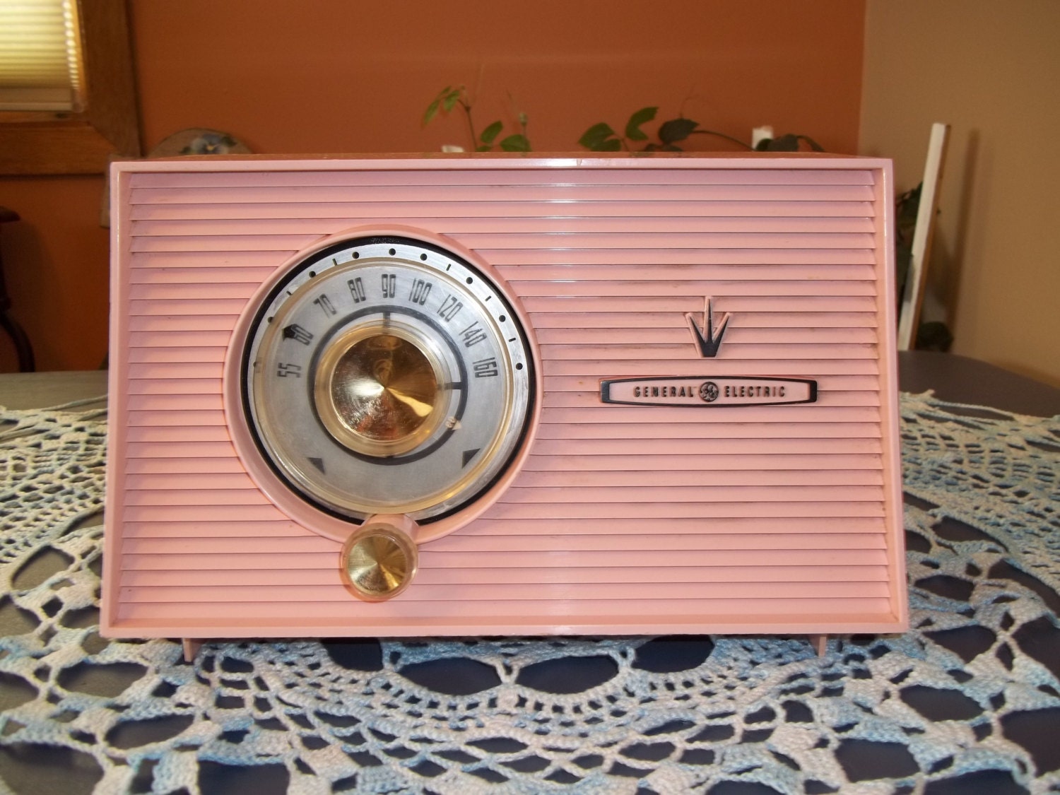 1950s General Electric Pink Radio Am By Slazyb1952 On Etsy 3987