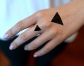Spirit Ink Temporary Tattoo - Dark Triangle