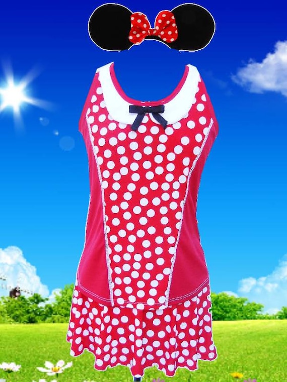 Minnie Mouse inspired running tank top