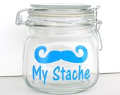 My Stache - Handlebar Moustache Jar - 15 Colors Available