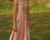 Women's recycled floral pink sundress size small