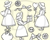 A Gift for You Stamps and Brushes - Personal and Commercial Use