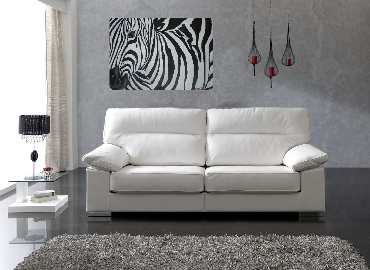 Original Zebra abstract Painting oil art  Painting in canvas  by Lucia Gálvez artist,ready to hang 40x30 cm.