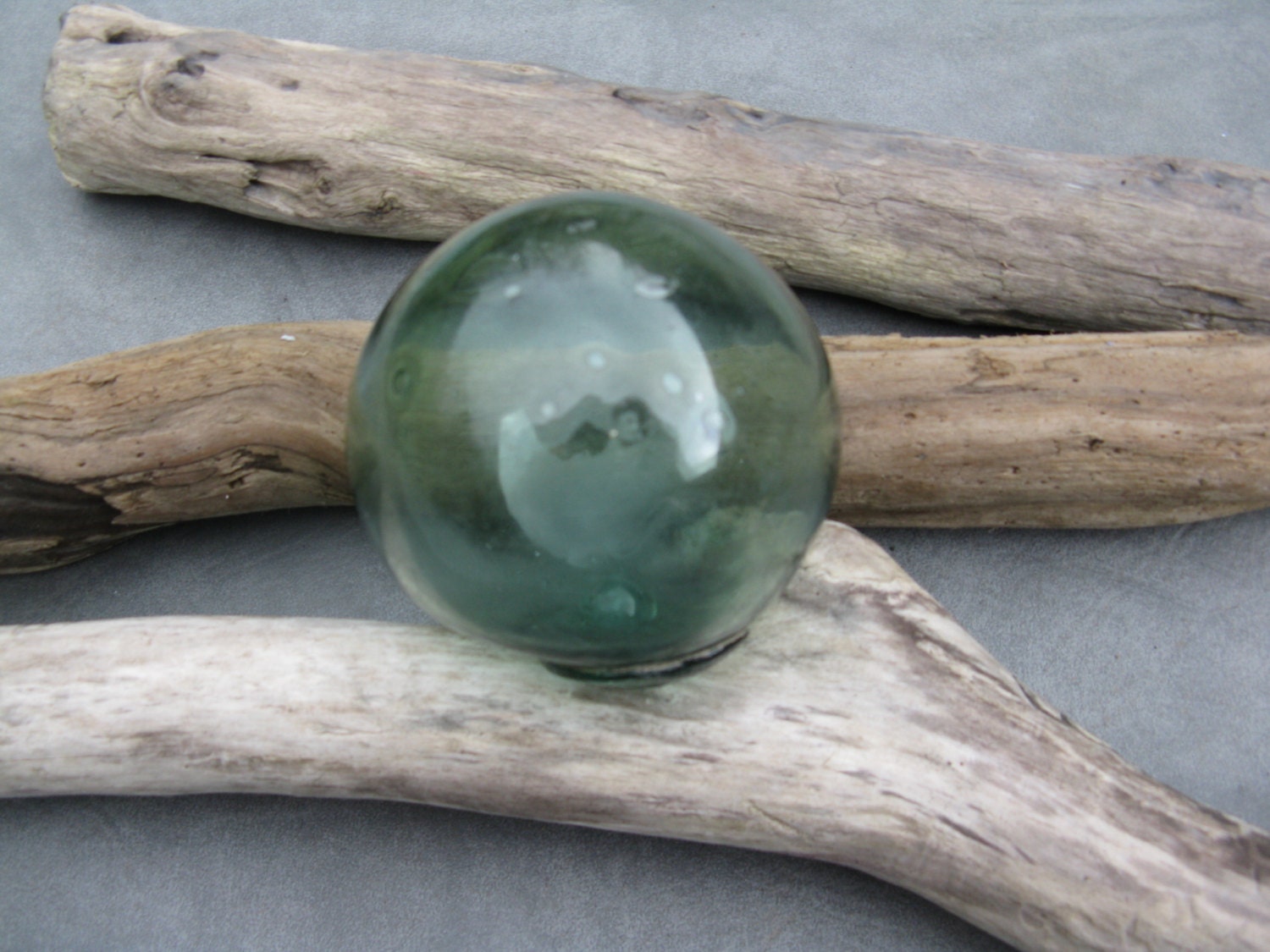 Glass Fishing Float, Collectable, Antique, Nautical Decor, Beach Decor, Beach Cottage Decor, Sea Glass, Home and Garden - PNWCoastalCreations