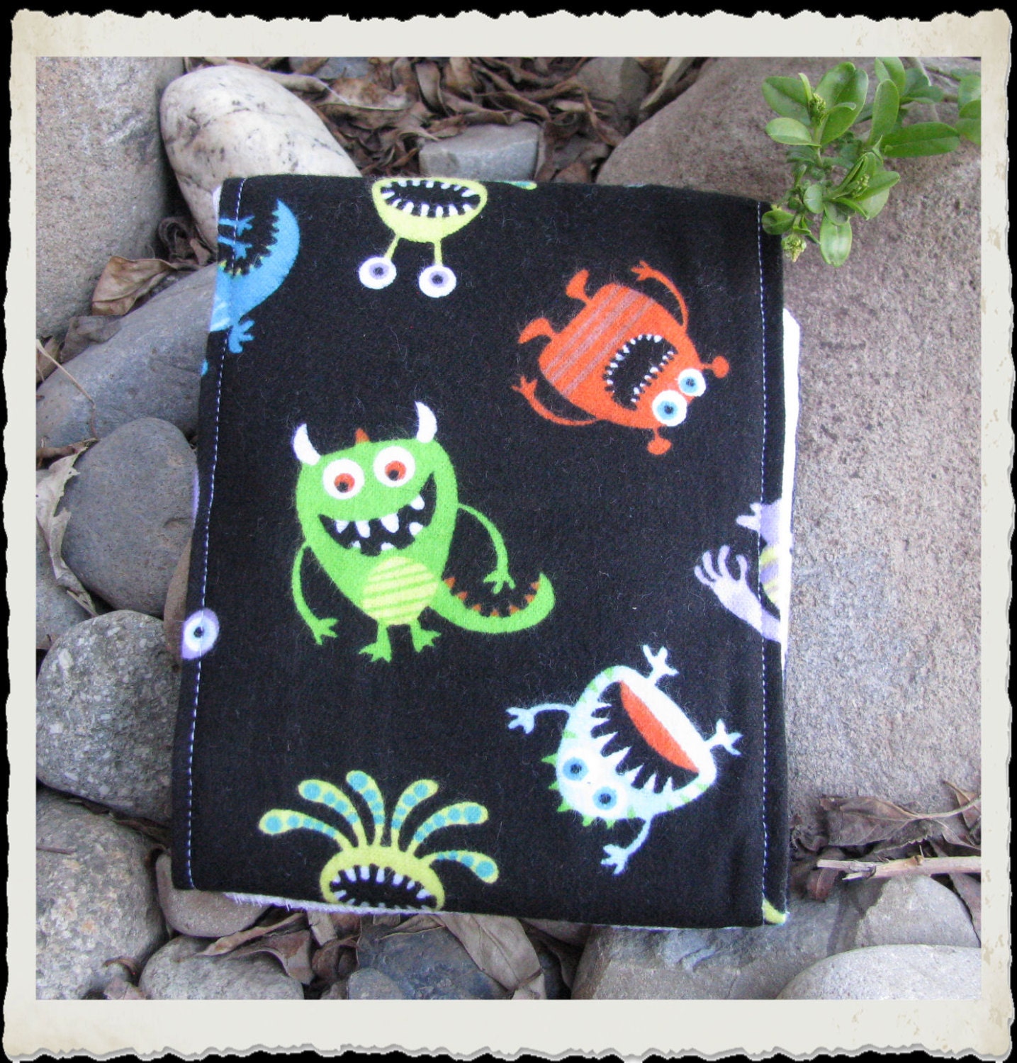 Silly Monsters Burp Cloth