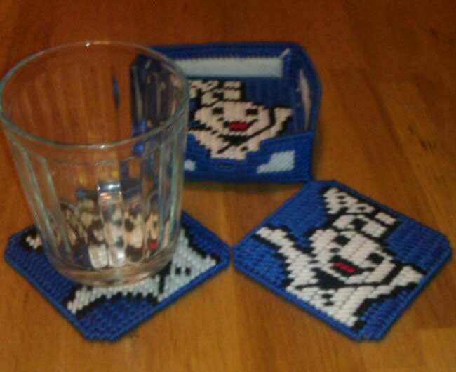 Pillsbury Doughboy Coasters plastic canvas