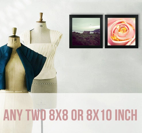 Photo set, Photography set, Fine Art Photography, Nature, Flowers, Portrait, Abstract - Any Two Prints 10x8 or 8x8