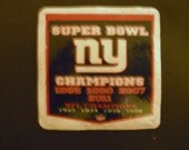 New York Sports Fans Giants  Football team   Ceramic Tile Coasters