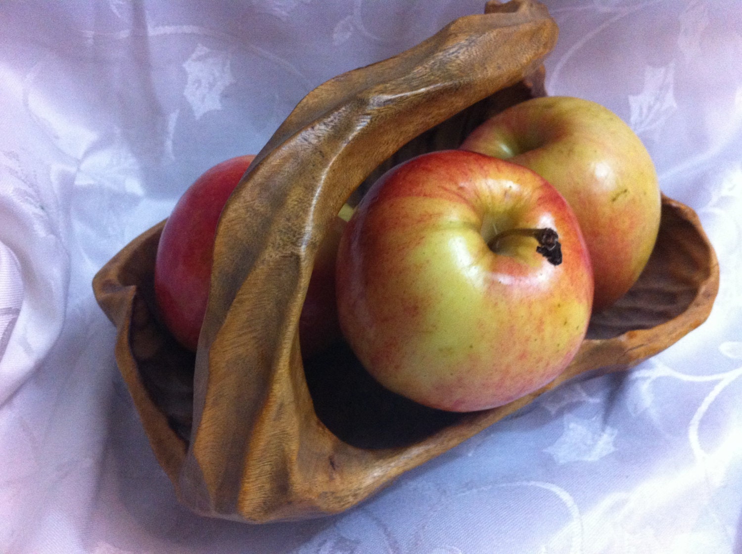 SALE Hand carved Wood Bowl