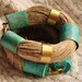 bracelet patina brass