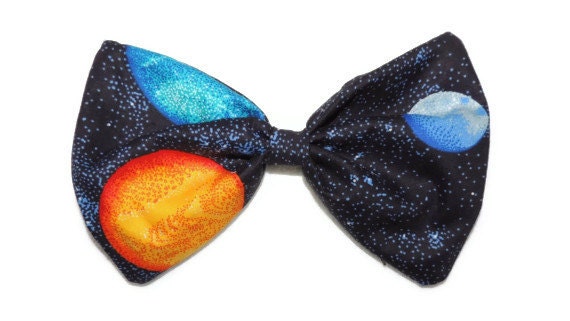 Space, Galaxy and Planets Bow - SuperKawaiiBows