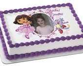 DORA EXPLORER-DANCE Edible Image Cake Topper Il_170x135