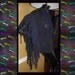 One of a kind Ultra Fringe Hooded wear as a Sweater or Poncho