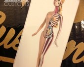 iPhone Cases - Doll Dollface Classic Pin Up Barbies Science Body Physio Skeleton Retro Hipster Vintage Bone Toy Hard Cover Iphone 4 5