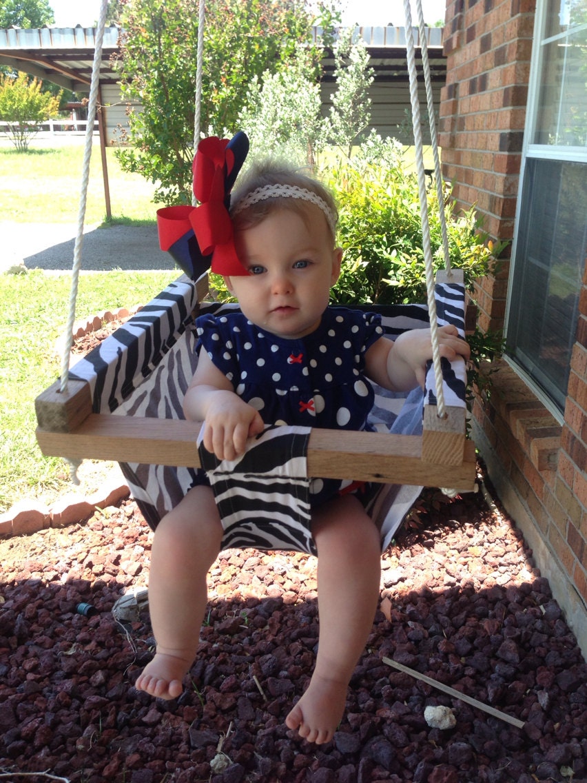 Canvas Baby Swing