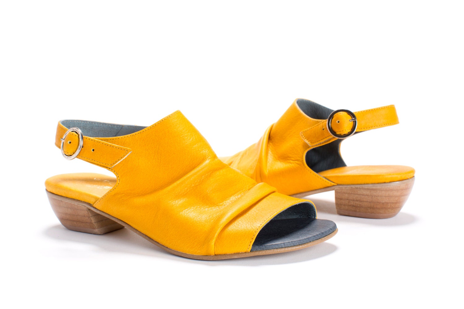 ... Yellow Sandals, Small Heel Shoes, Low Heel Open Toe Summer Sandal