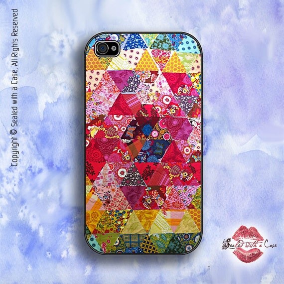 Crazy Quilt iPhone 4 Case iPhone 4s Case and by SealedWithaCase