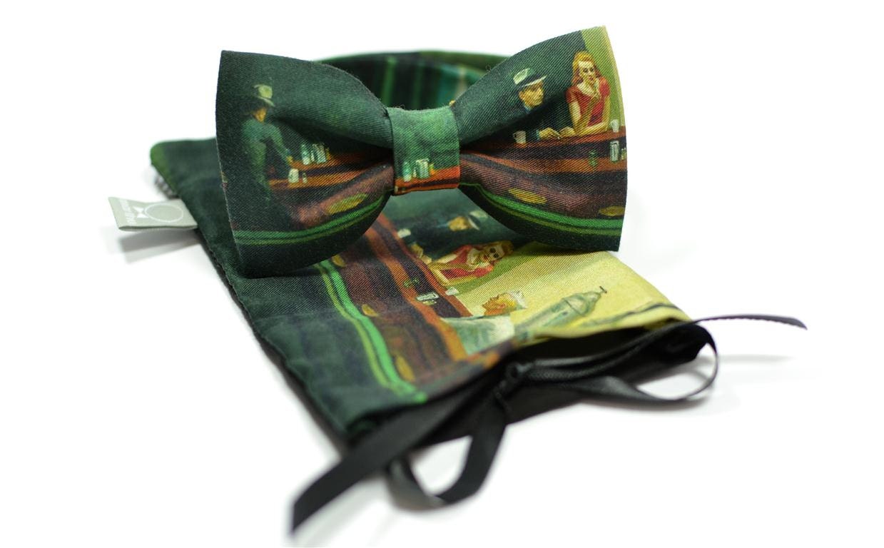 marthu bow tie NIGHTHAWKS Edward Hopper amazing new collection spring 2013 model m0137 - MARTHUcom
