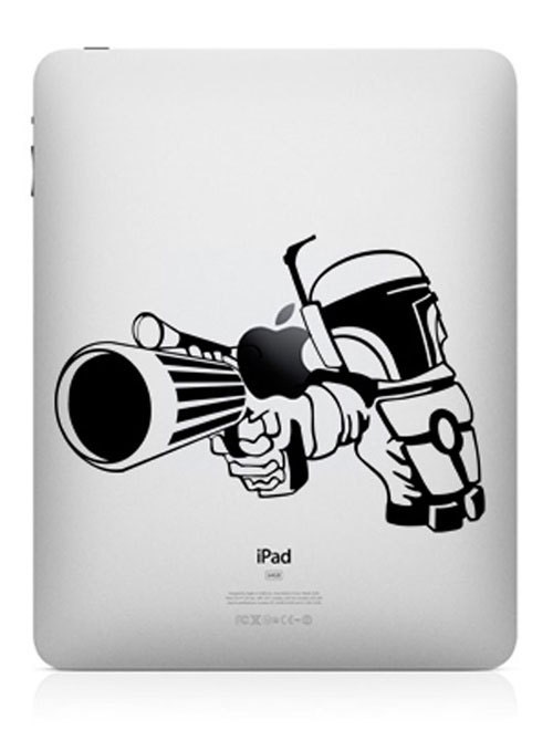 Star wars boba fett - iPad Decal iPad 2 Stickers iPad Mini Decals iPad Stickers Apple Vinyl Decal for Macbook Pro / Macbook Air / iPad